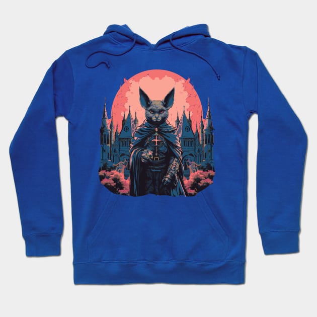 Fantasy Crusader Knight Gargoyle Hoodie by tatadonets